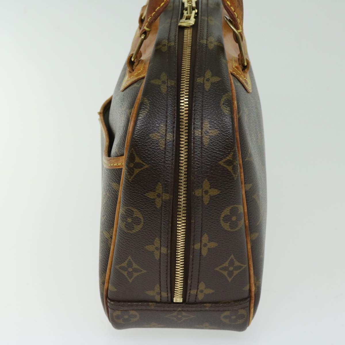 LOUIS VUITTON Monogram Trouville Hand Bag M42228 LV Auth ep3403