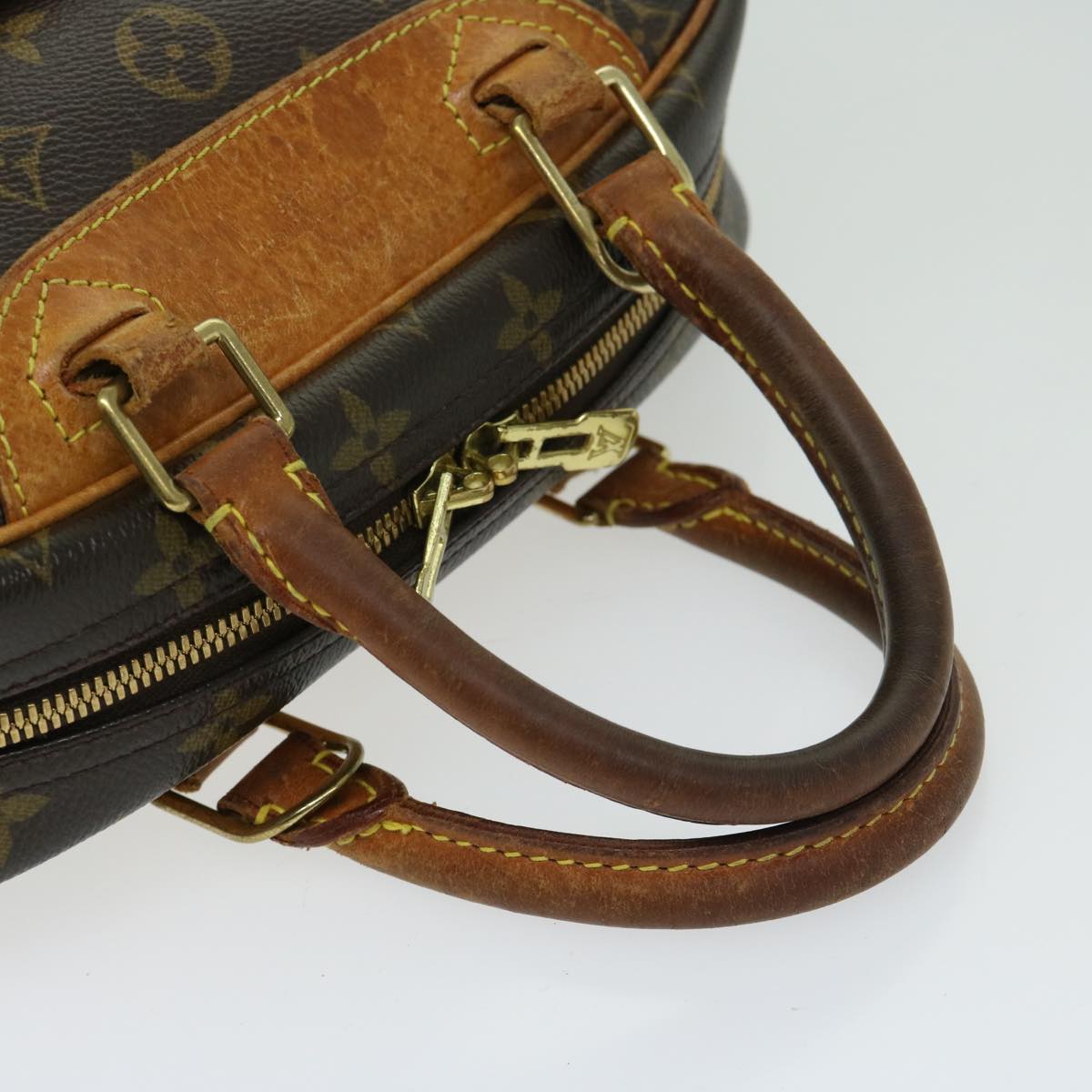 LOUIS VUITTON Monogram Trouville Hand Bag M42228 LV Auth ep3403