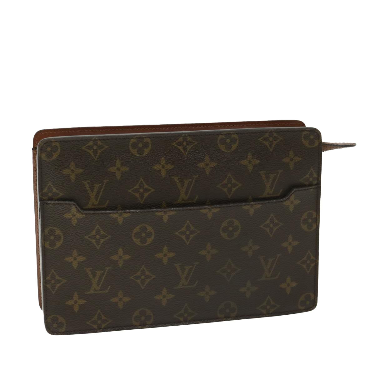 LOUIS VUITTON Monogram Pochette Homme Clutch Bag M51795 LV Auth ep3416