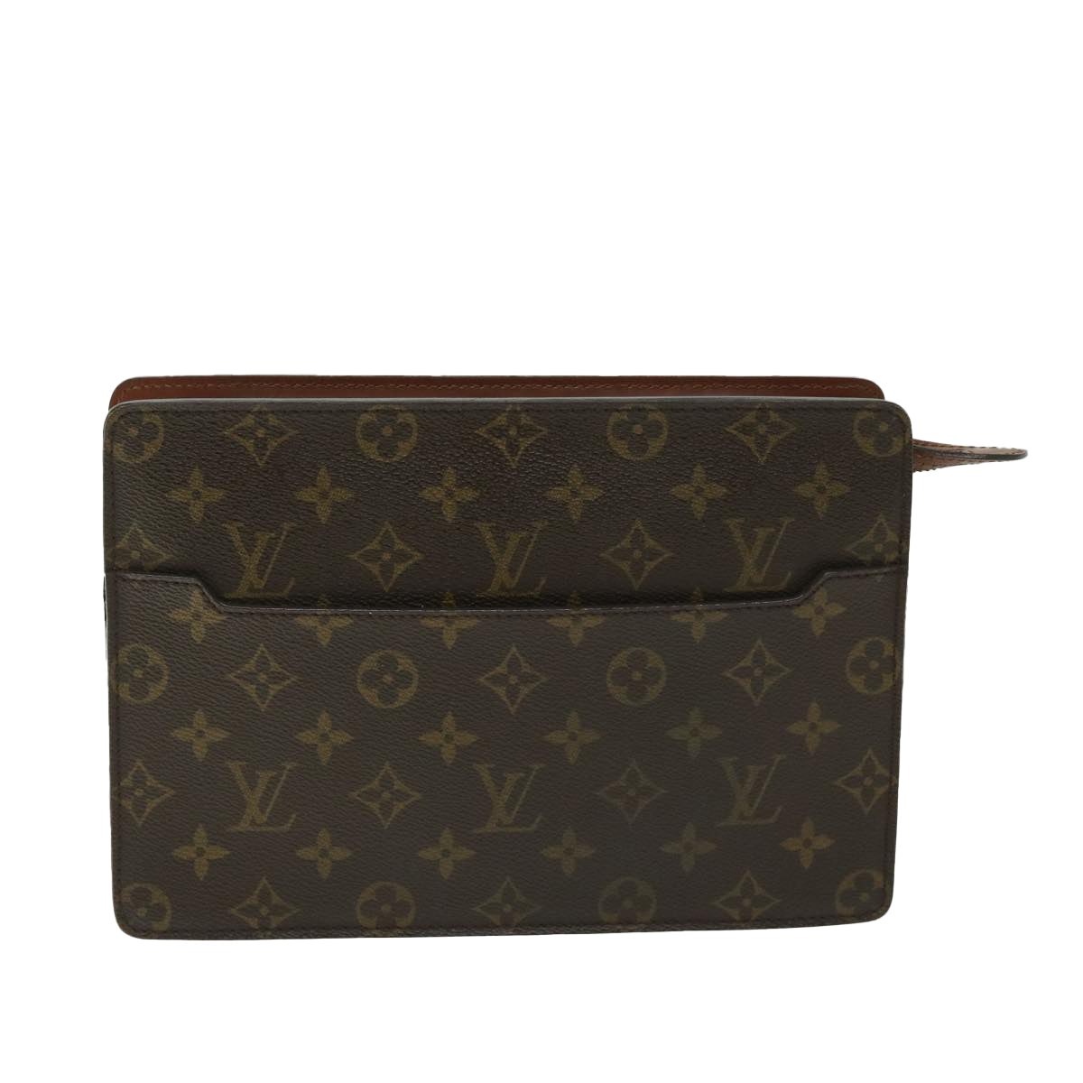 LOUIS VUITTON Monogram Pochette Homme Clutch Bag M51795 LV Auth ep3416