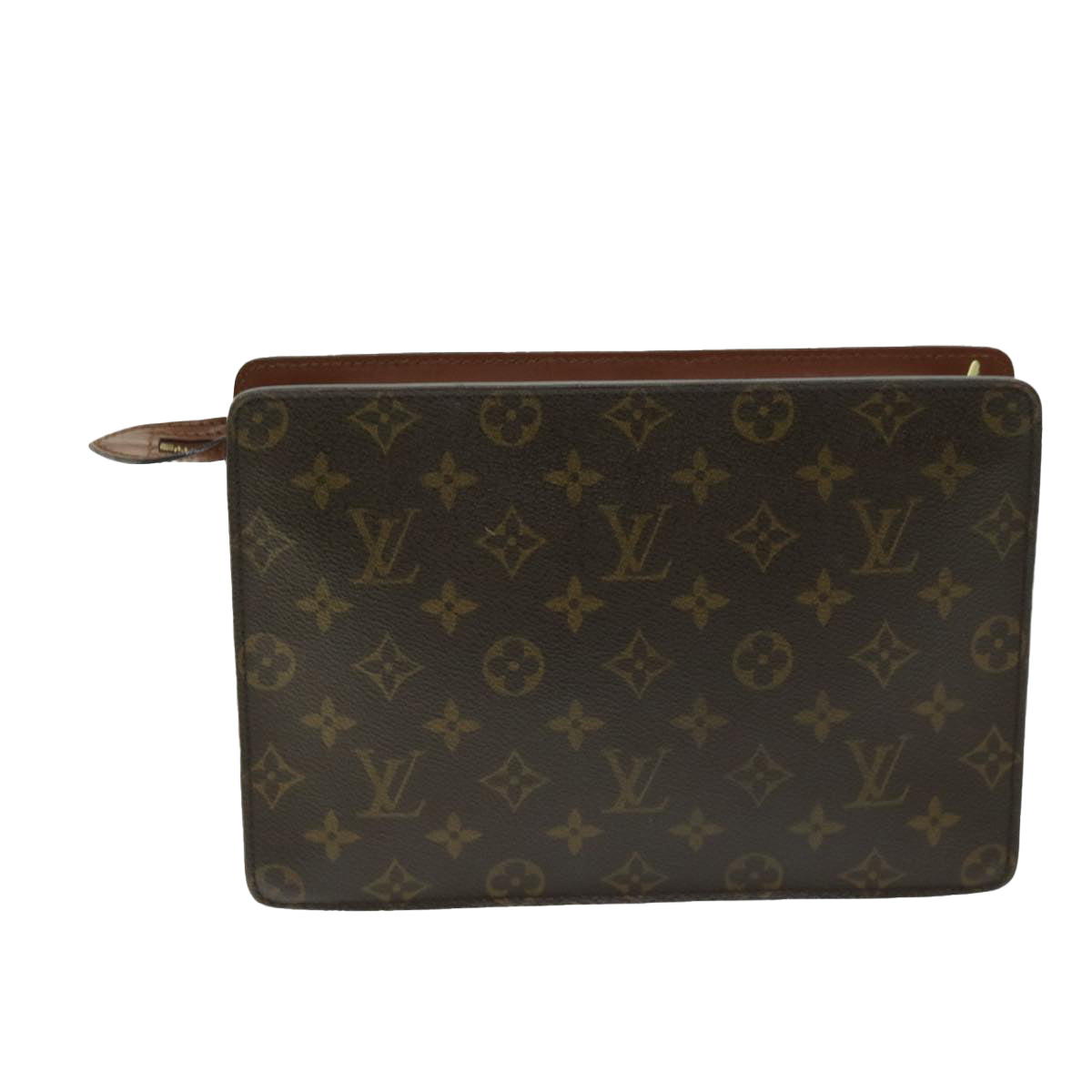 LOUIS VUITTON Monogram Pochette Homme Clutch Bag M51795 LV Auth ep3416