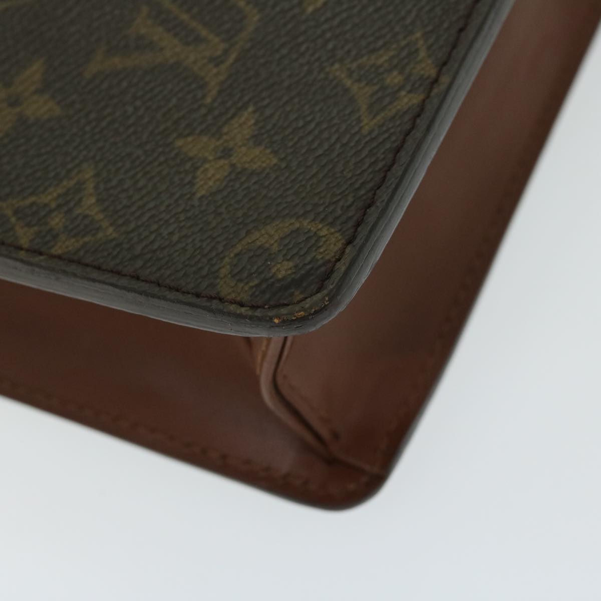 LOUIS VUITTON Monogram Pochette Homme Clutch Bag M51795 LV Auth ep3416