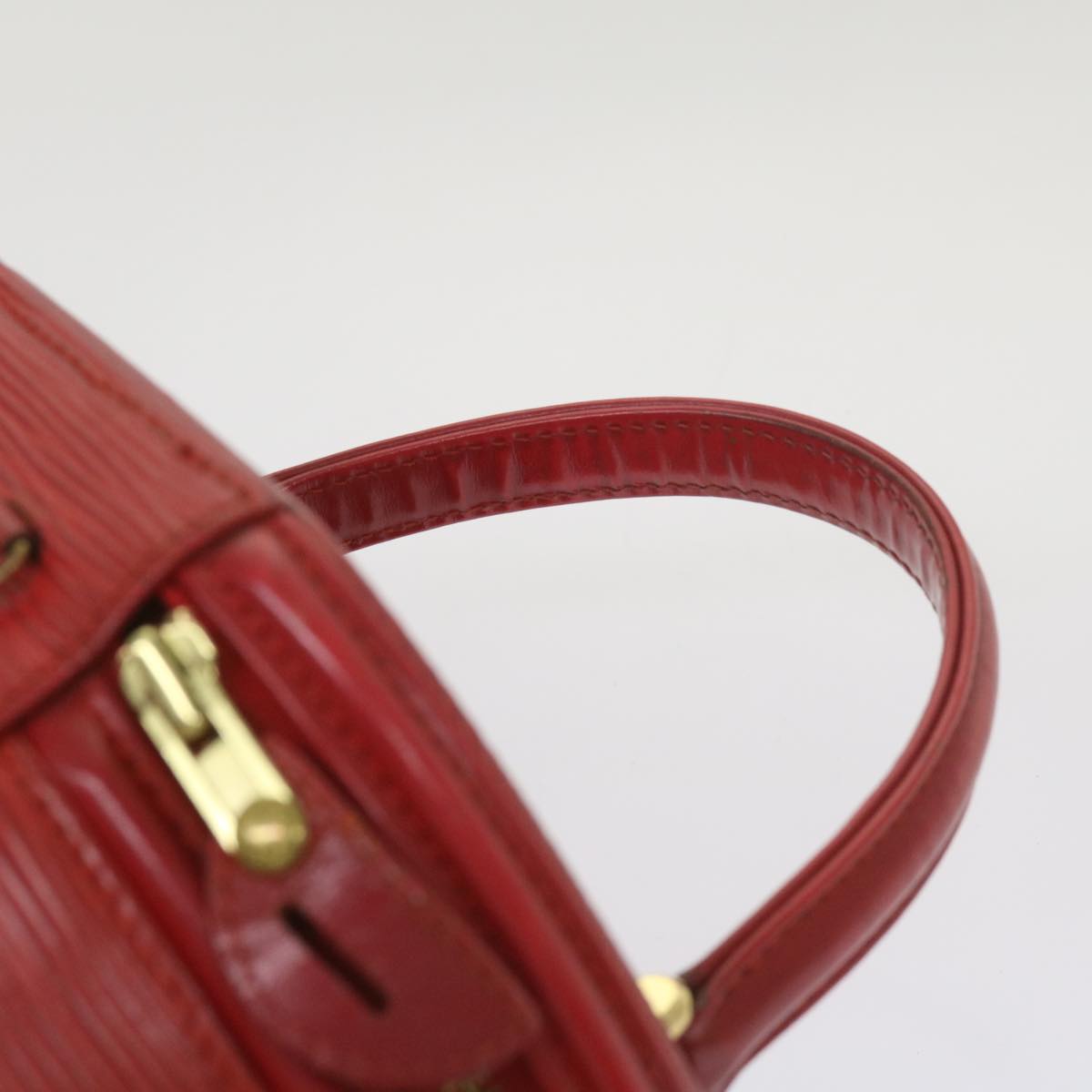 LOUIS VUITTON Epi Cannes Hand Bag Red M48037 LV Auth ep3429