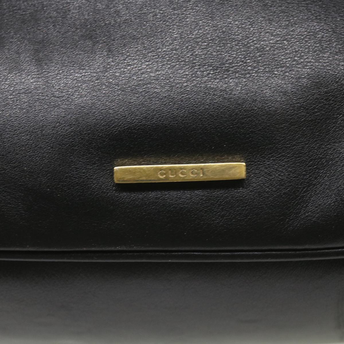 GUCCI Shoulder Bag Leather Black 001 4283 Auth ep3441