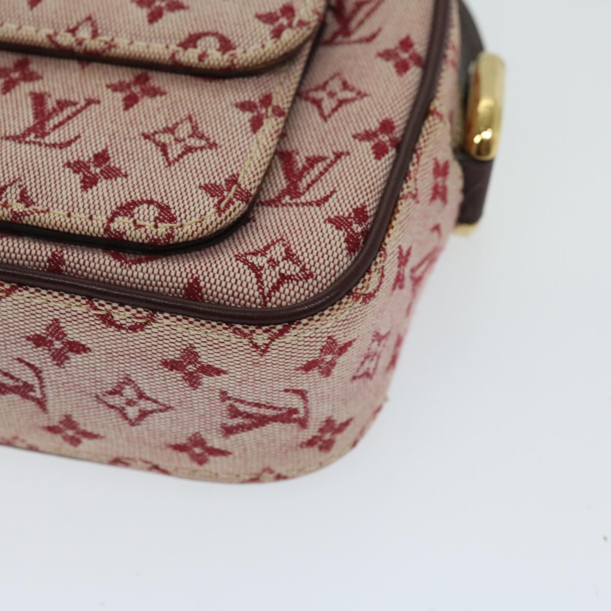 LOUIS VUITTON Monogram Mini Juliet MM Shoulder Bag Red M92219 LV Auth ep3500