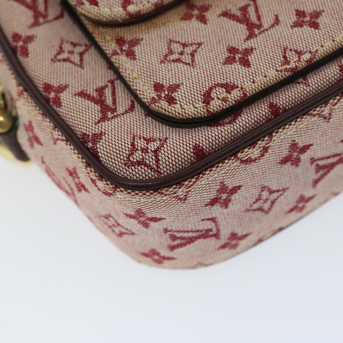 LOUIS VUITTON Monogram Mini Juliet MM Shoulder Bag Red M92219 LV Auth ep3500