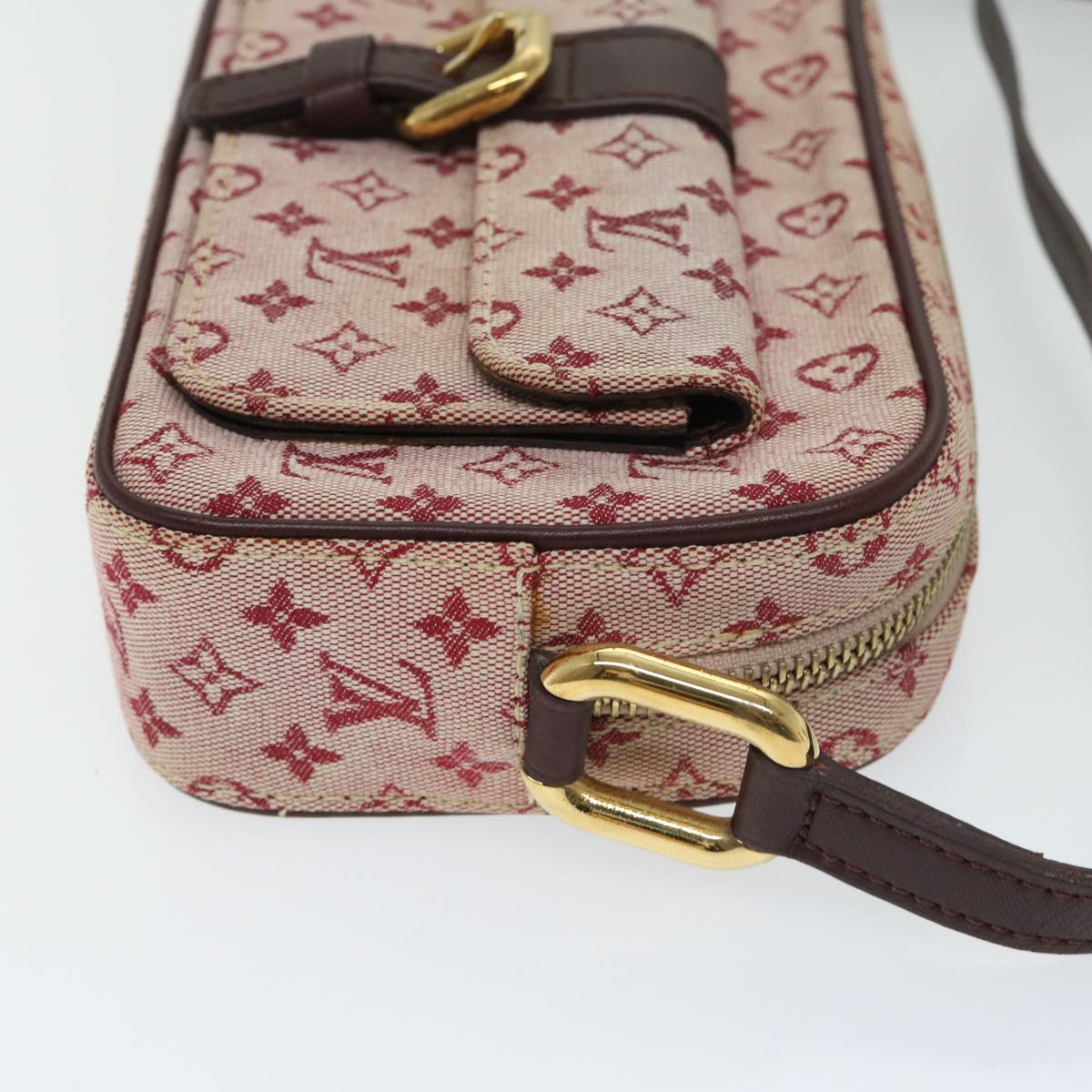 LOUIS VUITTON Monogram Mini Juliet MM Shoulder Bag Red M92219 LV Auth ep3500