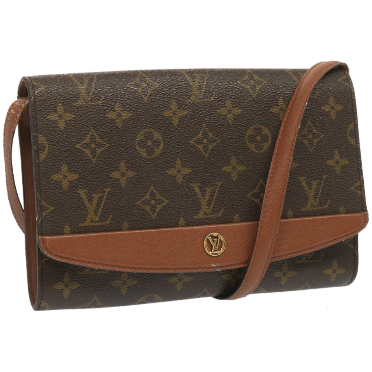 LOUIS VUITTON Monogram Bordeaux 24 Shoulder Bag M51798 LV Auth ep3569