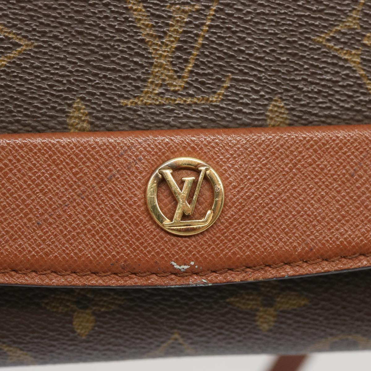 LOUIS VUITTON Monogram Bordeaux 24 Shoulder Bag M51798 LV Auth ep3569