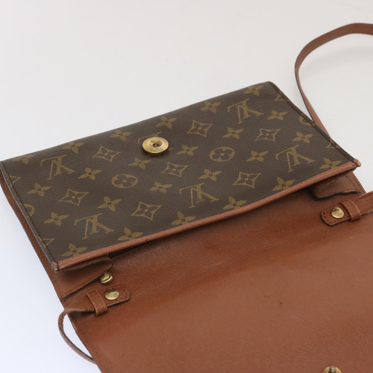 LOUIS VUITTON Monogram Bordeaux 24 Shoulder Bag M51798 LV Auth ep3569