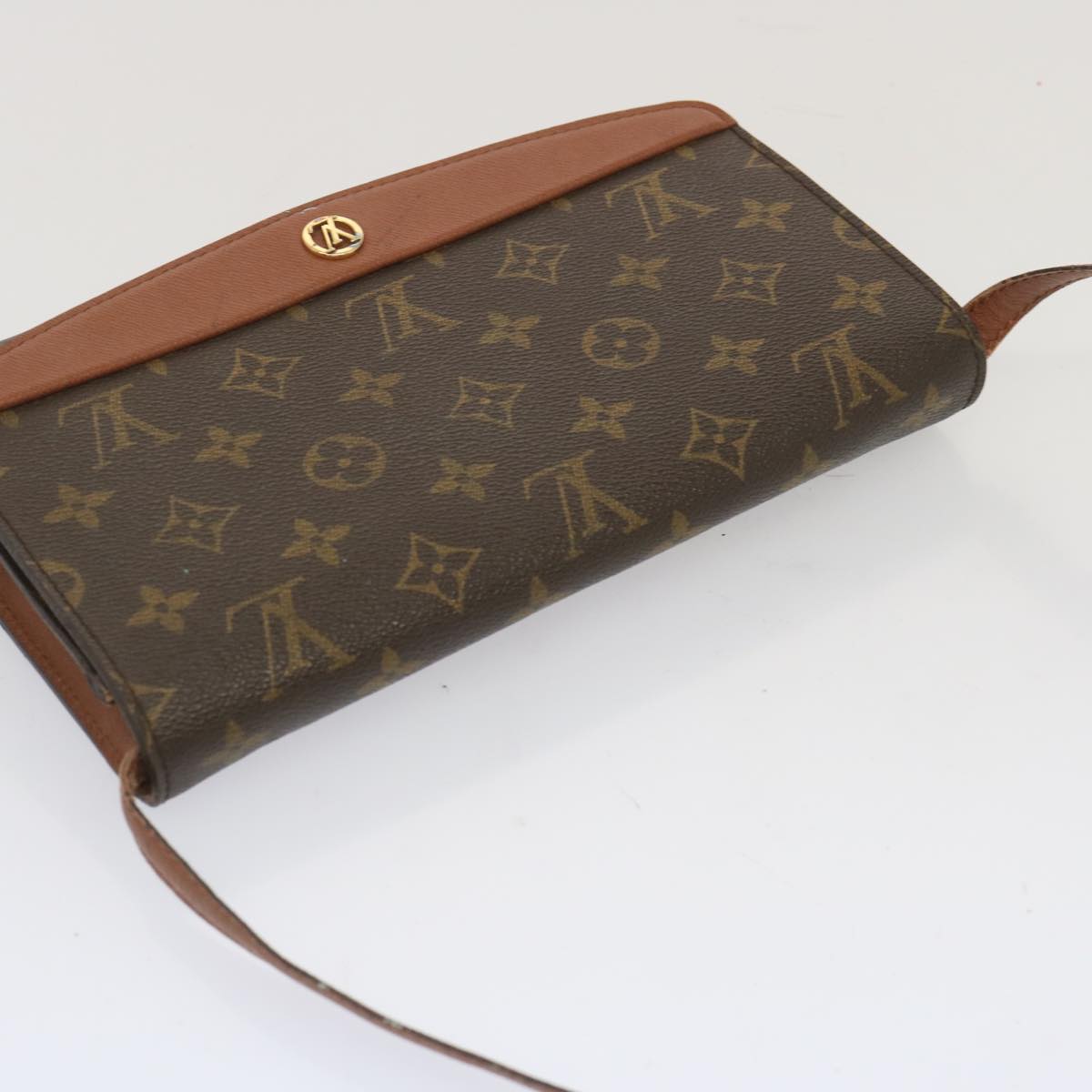 LOUIS VUITTON Monogram Bordeaux 24 Shoulder Bag M51798 LV Auth ep3569