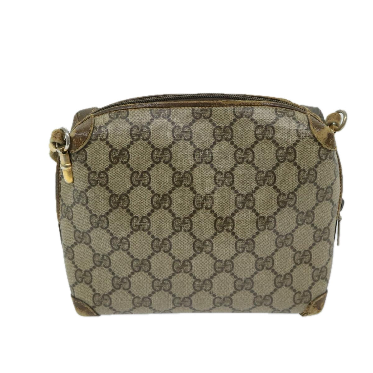 GUCCI GG Supreme Shoulder Bag PVC Beige 007 39 4916 Auth ep3641