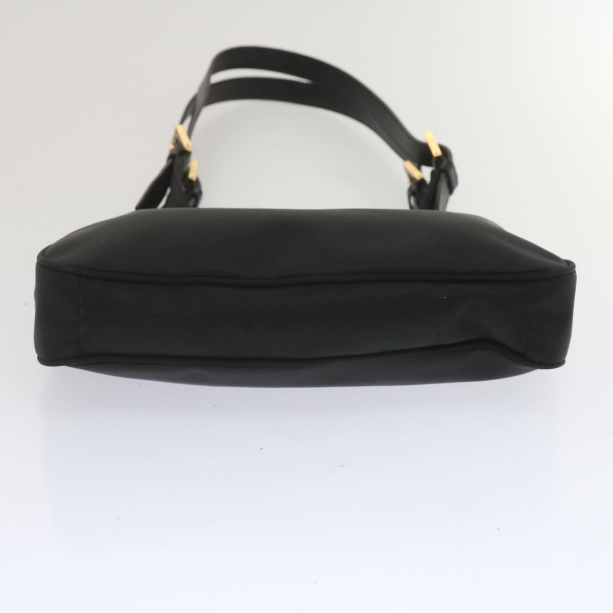 FENDI Shoulder Bag Nylon Black Auth ep3642