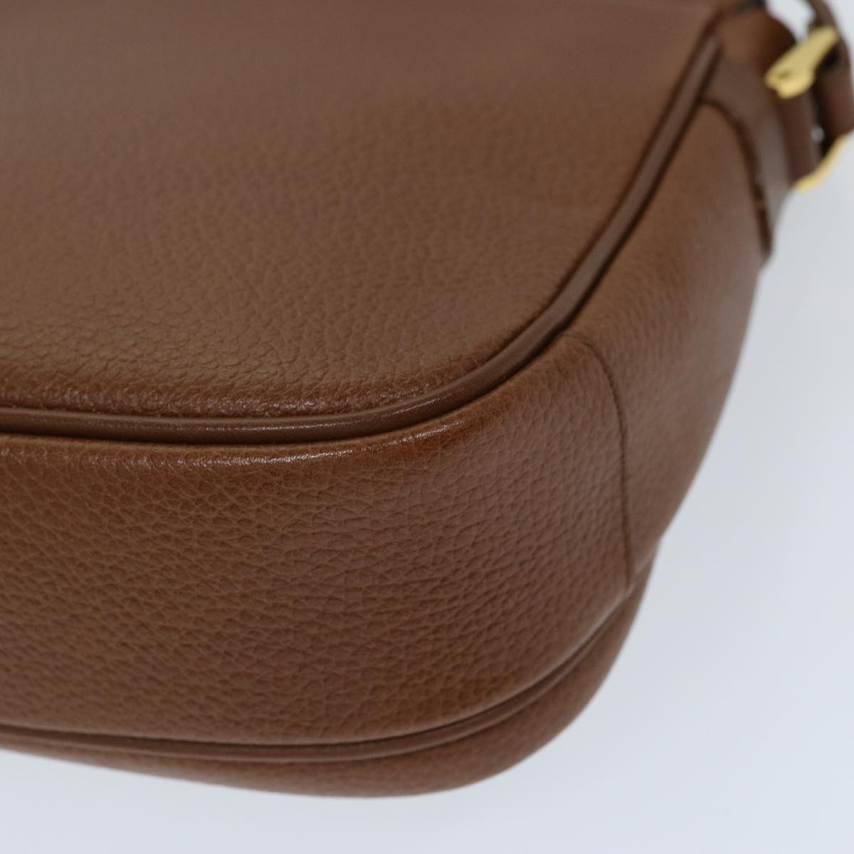 Burberrys Shoulder Bag Leather Brown Auth ep3760