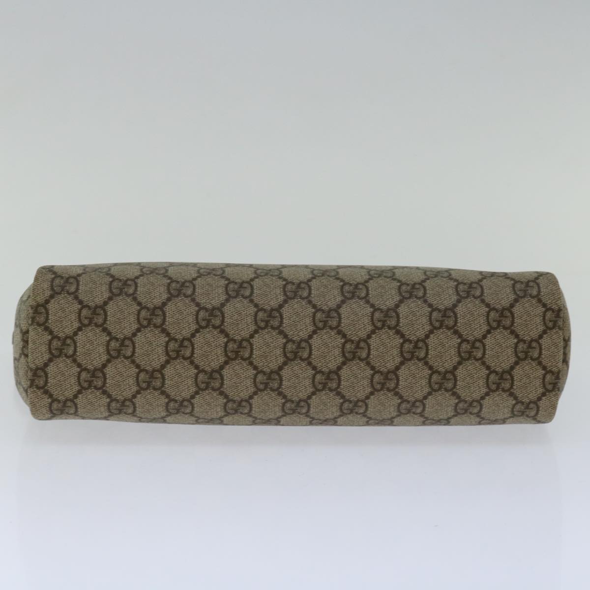 GUCCI GG Supreme Clutch Bag PVC Beige 101633 Auth ep3873