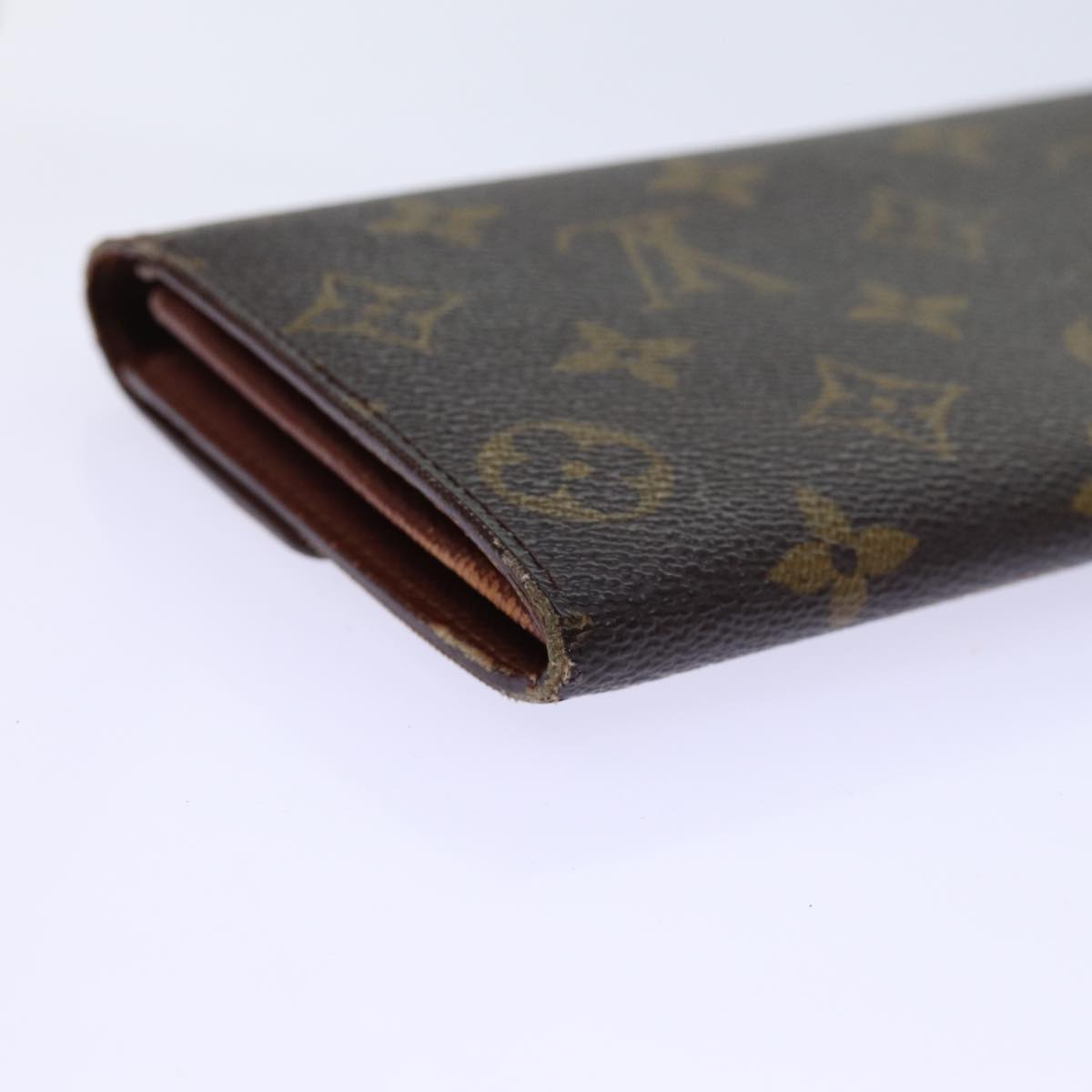 LOUIS VUITTON Monogram Pochette Porte Monnaie Credit Wallet M61725 Auth ep3878