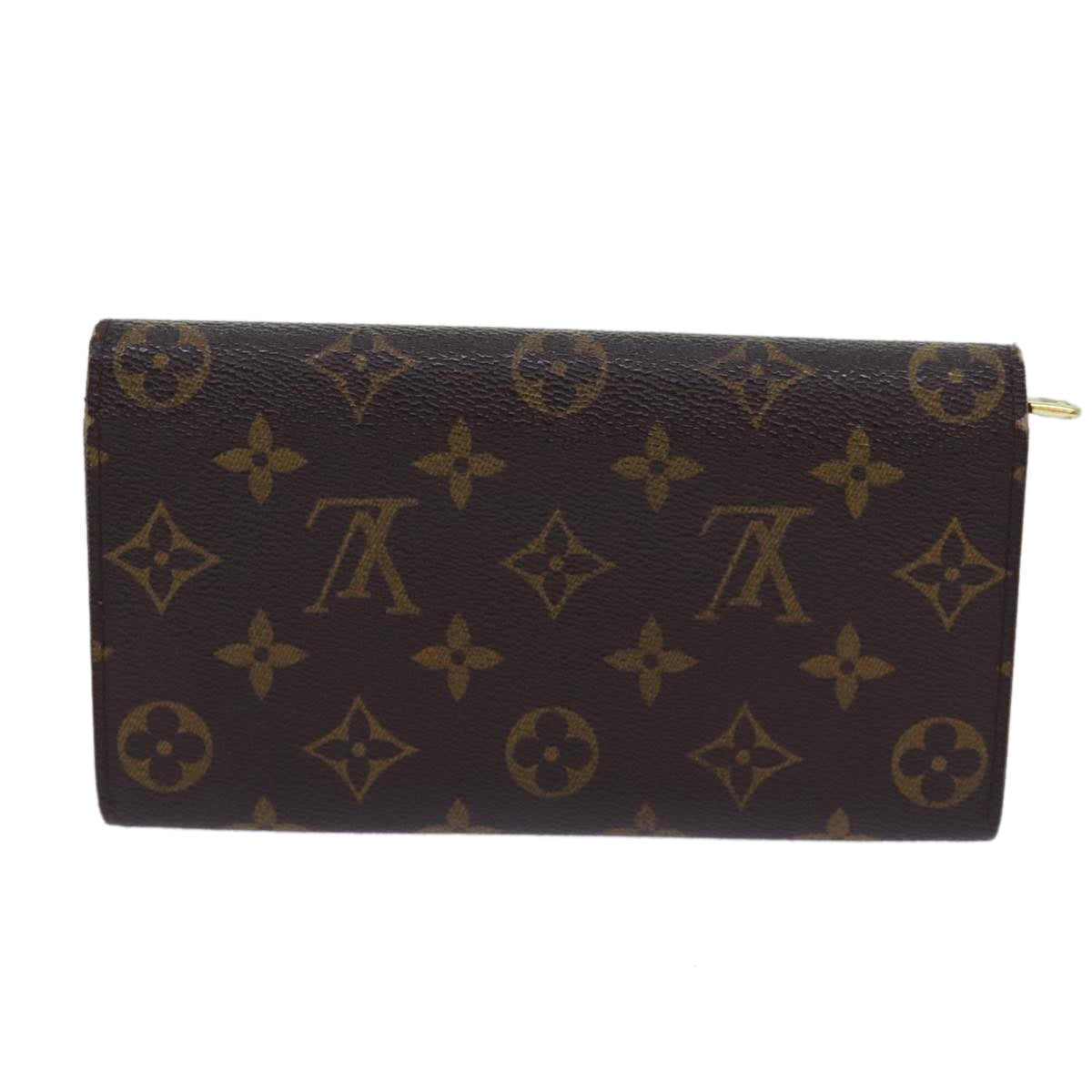 LOUIS VUITTON Monogram Pochette Porte Monnaie Credit Wallet M61725 Auth ep3878