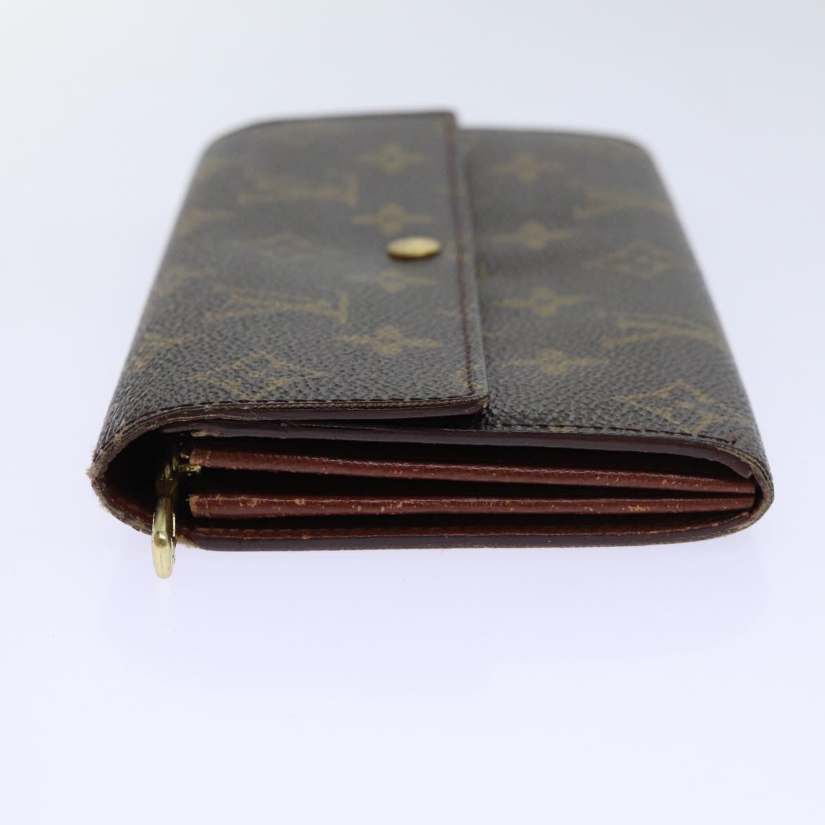 LOUIS VUITTON Monogram Pochette Porte Monnaie Credit Wallet M61725 Auth ep3878