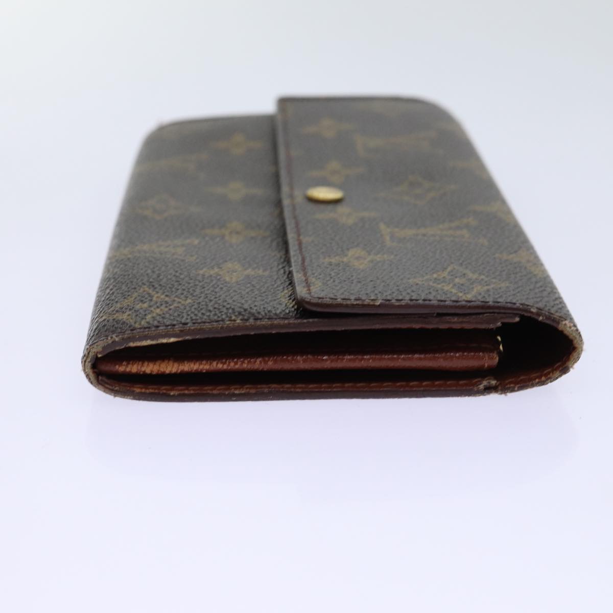 LOUIS VUITTON Monogram Pochette Porte Monnaie Credit Wallet M61725 Auth ep3878