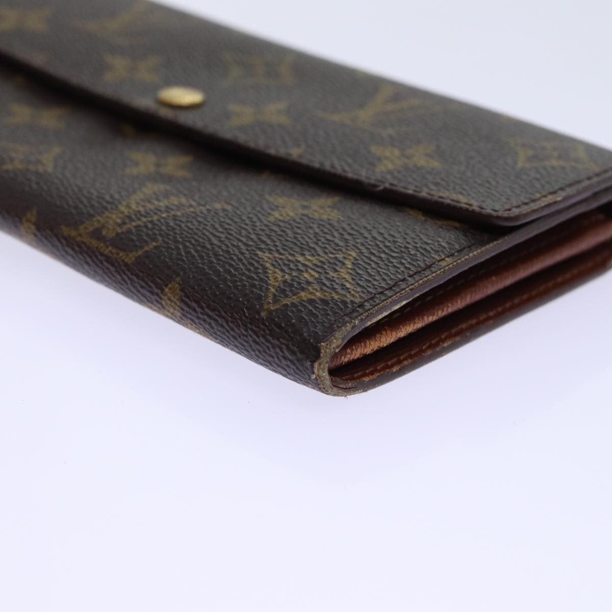 LOUIS VUITTON Monogram Pochette Porte Monnaie Credit Wallet M61725 Auth ep3878