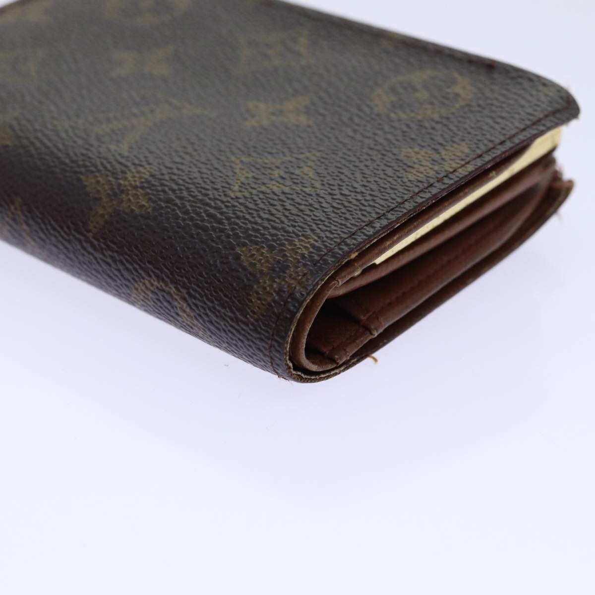 LOUIS VUITTON Monogram Porte Monnaie Billets Viennois Wallet M61663 Auth ep3879