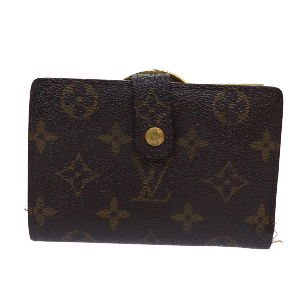 LOUIS VUITTON Monogram Porte Monnaie Billets Viennois Wallet M61663 Auth ep3879