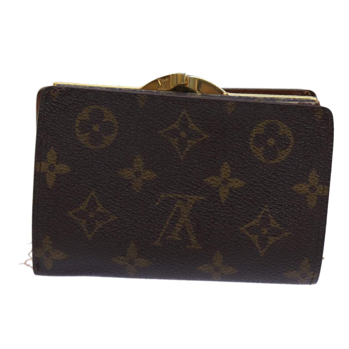 LOUIS VUITTON Monogram Porte Monnaie Billets Viennois Wallet M61663 Auth ep3879