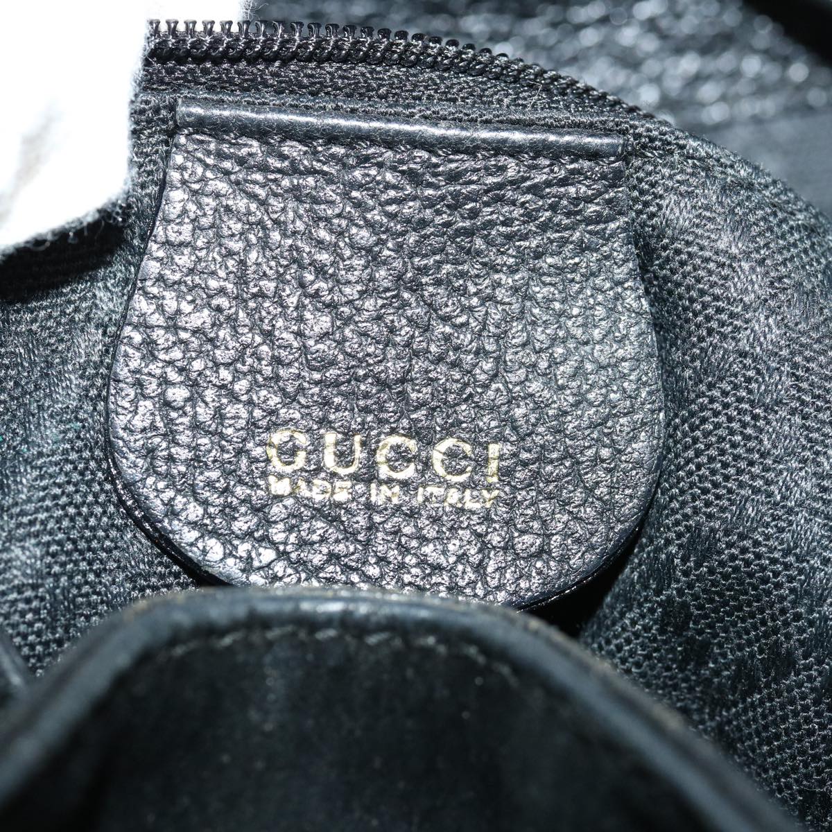 GUCCI Bamboo Backpack Suede Black 003 1956 0030 Auth ep3893