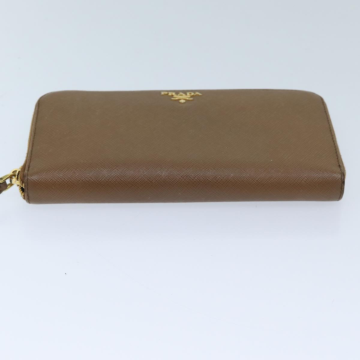 PRADA Long Wallet Safiano leather Brown Auth ep3921