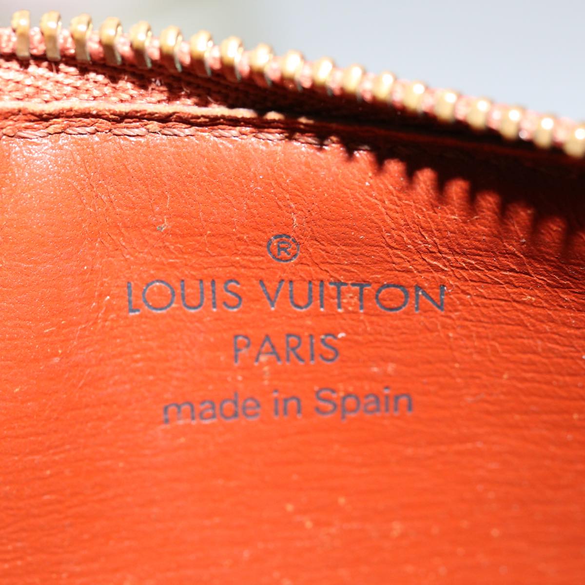 LOUIS VUITTON Epi Pochette Cles Coin Purse Brown M63803 LV Auth ep3927