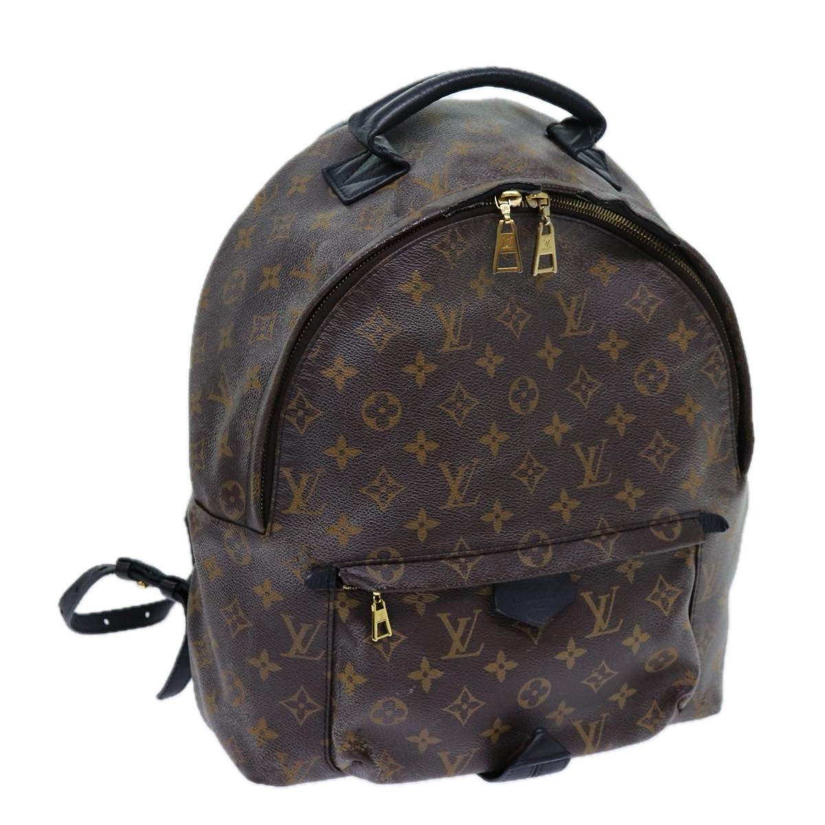 LOUIS VUITTON Monogram Palm Springs MM Backpack M44874 LV Auth ep4014