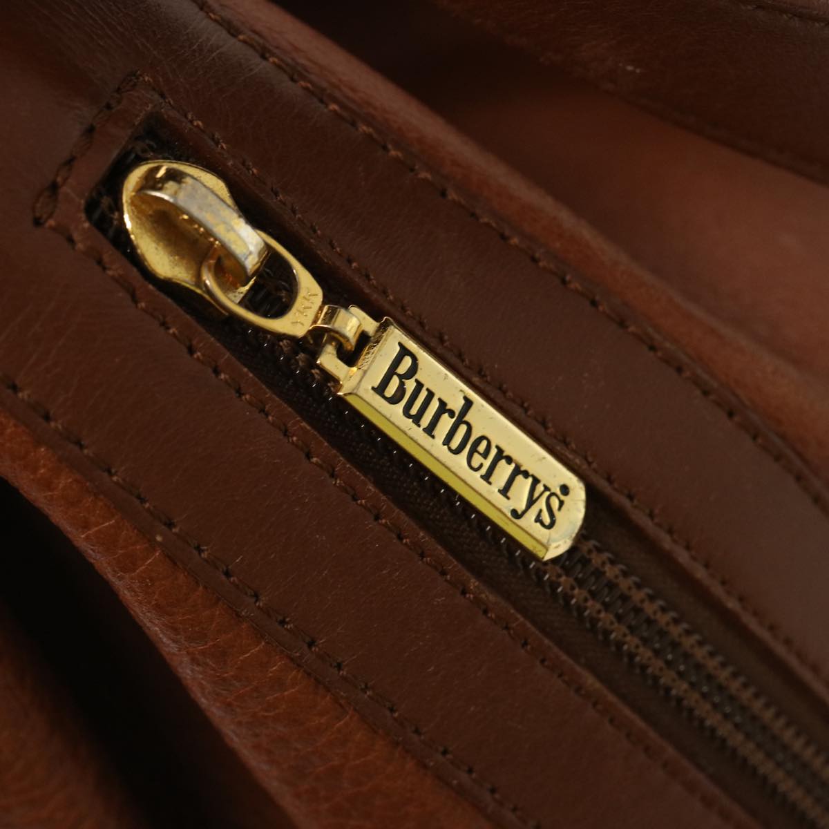 Burberrys Shoulder Bag Leather Brown Auth ep4093