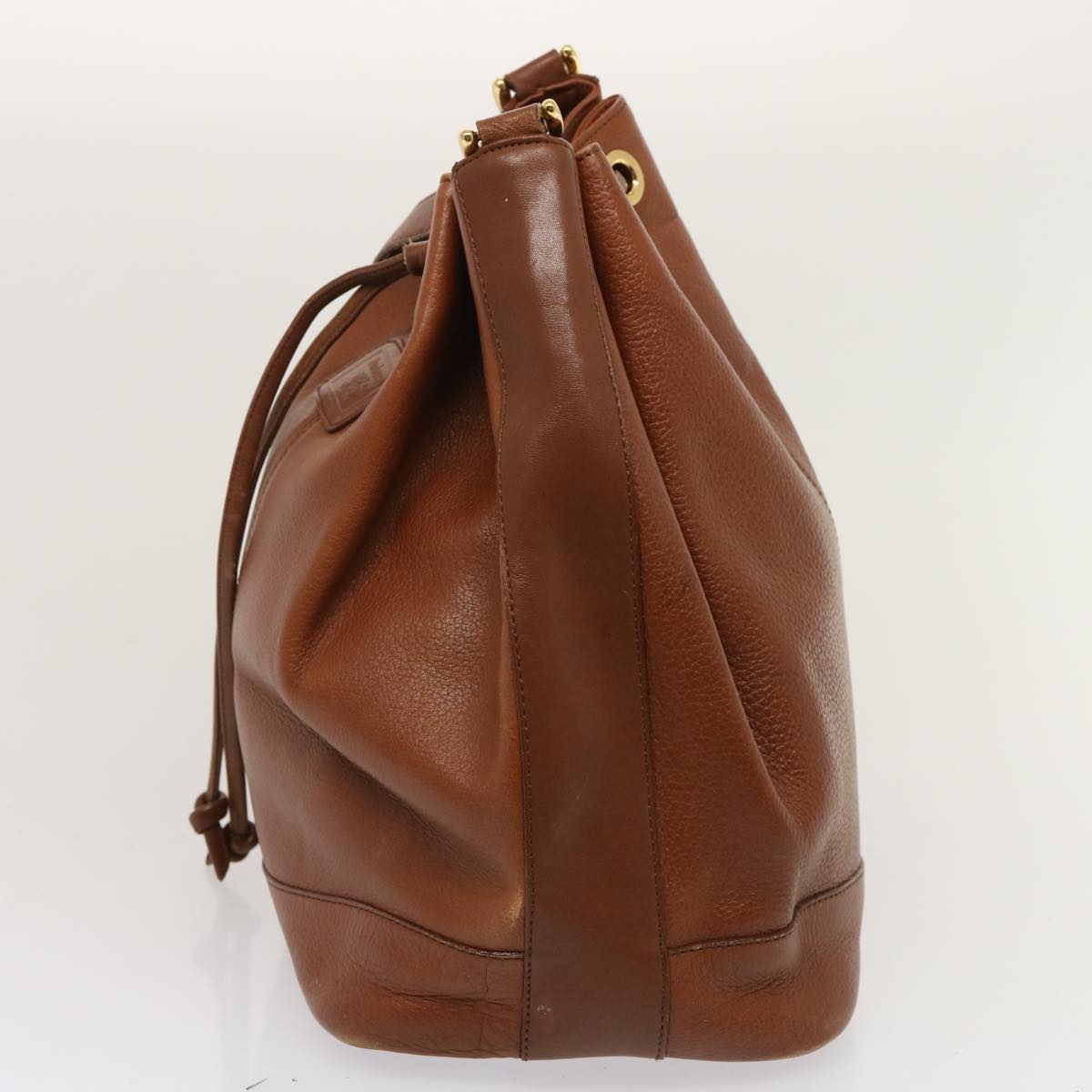 Burberrys Shoulder Bag Leather Brown Auth ep4093