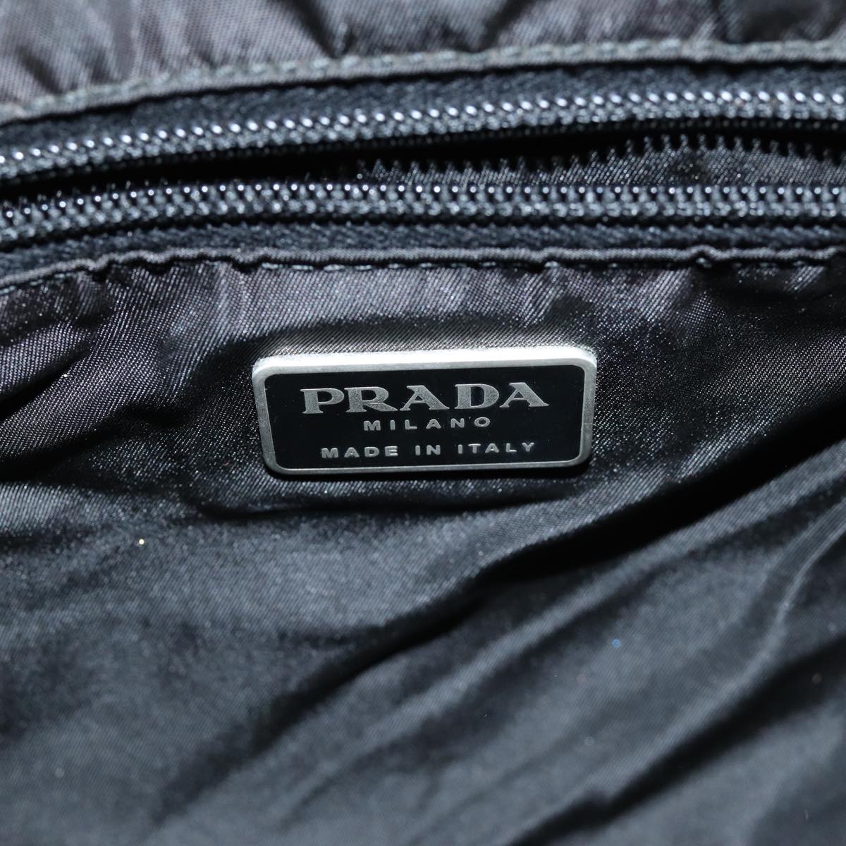 PRADA Shoulder Bag Nylon Black Auth ep4105