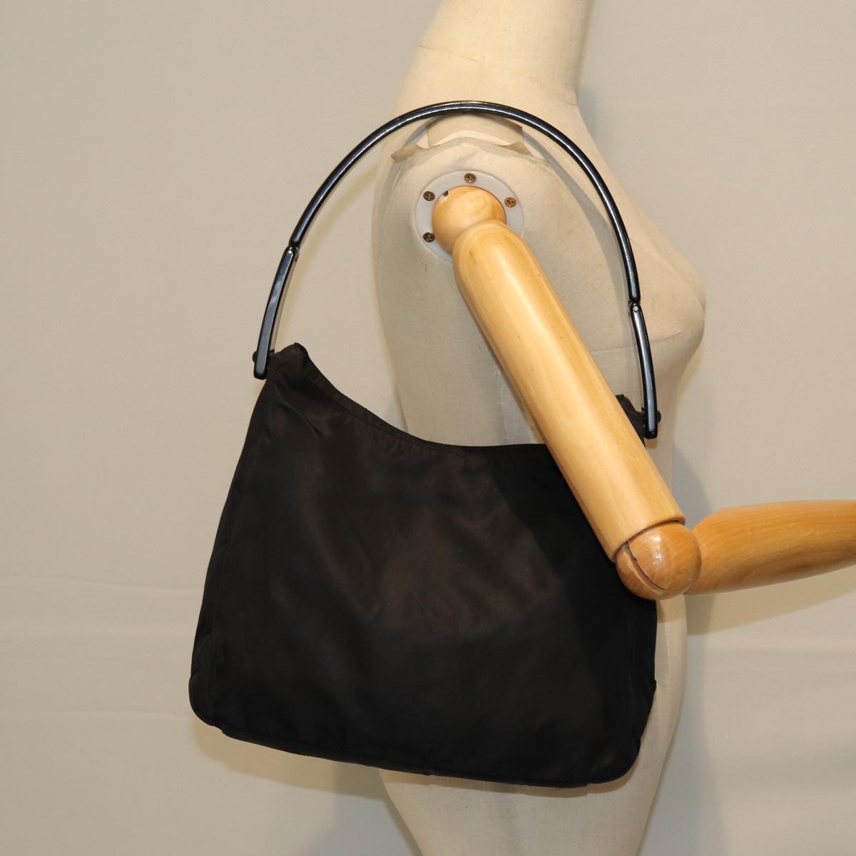 PRADA Shoulder Bag Nylon Black Auth ep4105