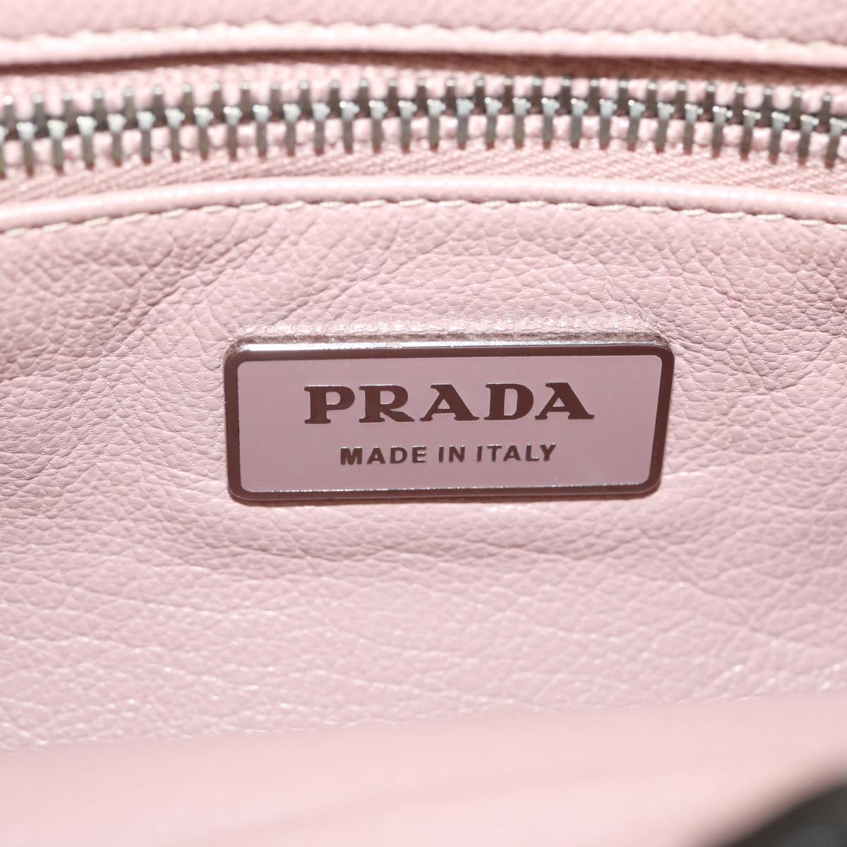 PRADA Shoulder Bag Leather Brown Auth ep4116