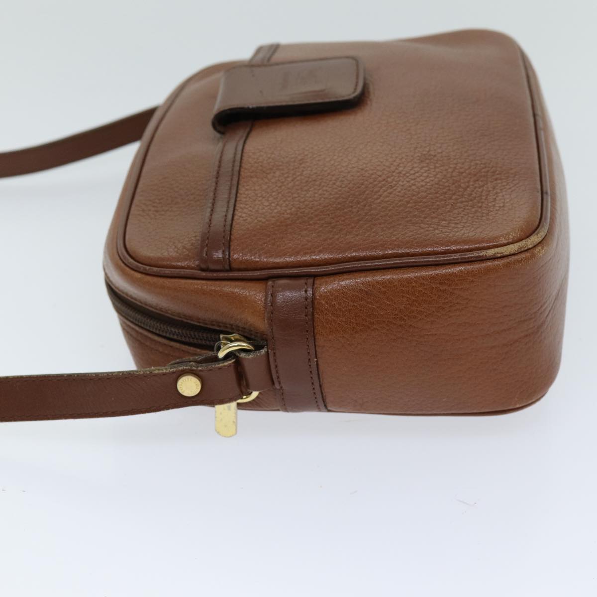 Burberrys Shoulder Bag Leather Brown Auth ep4295