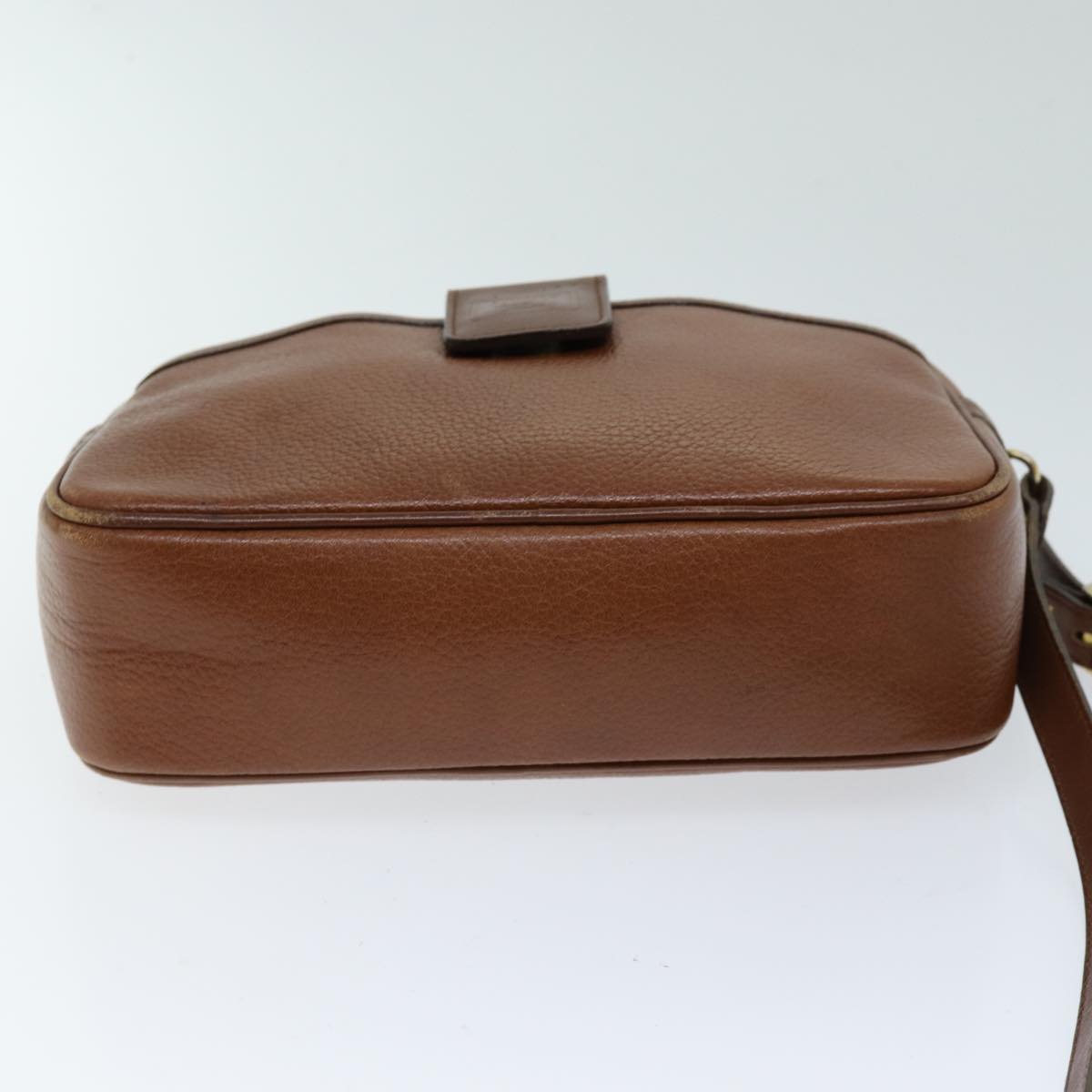 Burberrys Shoulder Bag Leather Brown Auth ep4295