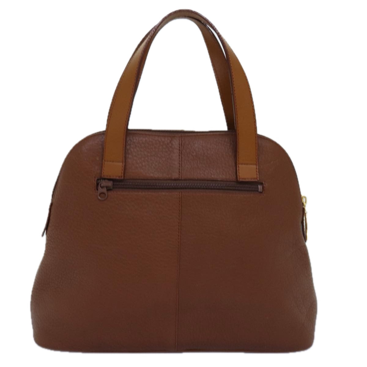 Burberrys Hand Bag Leather Brown Auth ep4336