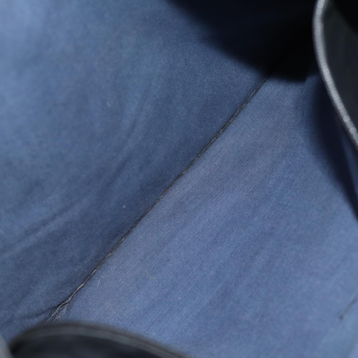 CHANEL Chain Shoulder Bag Coated Canvas Black CC Auth ep4383