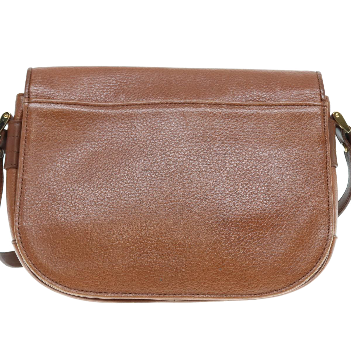 Burberrys Shoulder Bag Leather Brown Auth ep4387