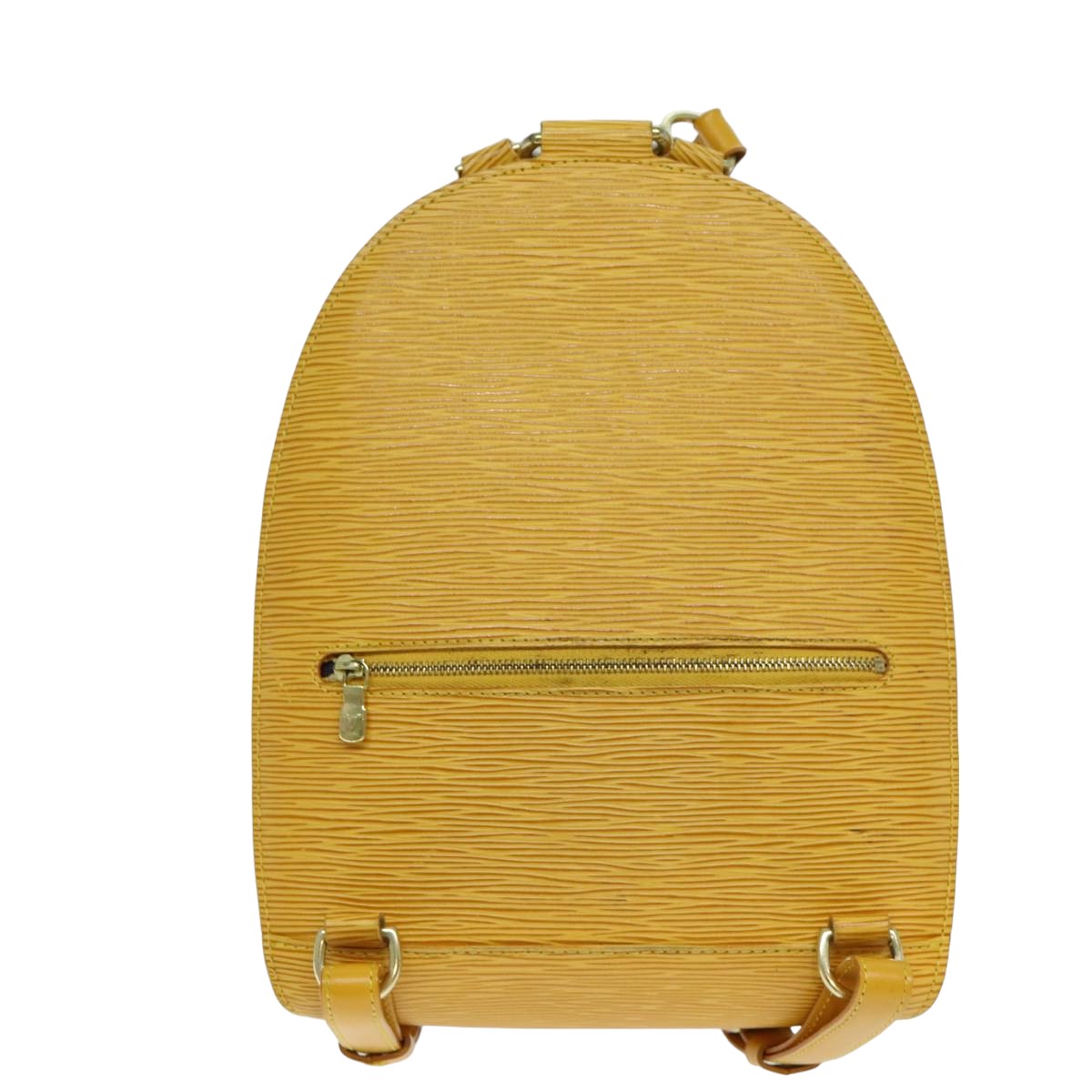 LOUIS VUITTON Epi Mabillon Backpack Yellow M52239 LV Auth ep4521