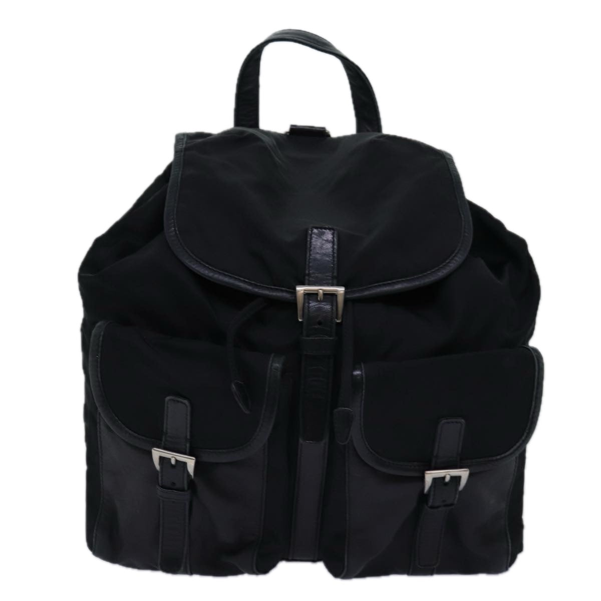 PRADA Backpack Nylon Black Auth ep4549