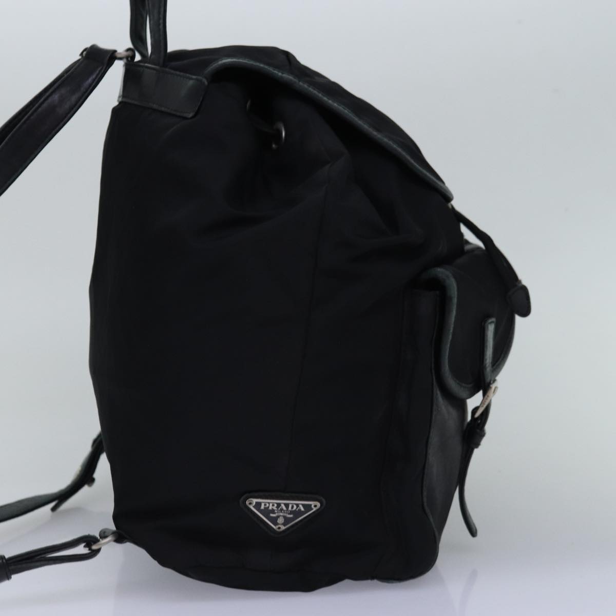 PRADA Backpack Nylon Black Auth ep4549