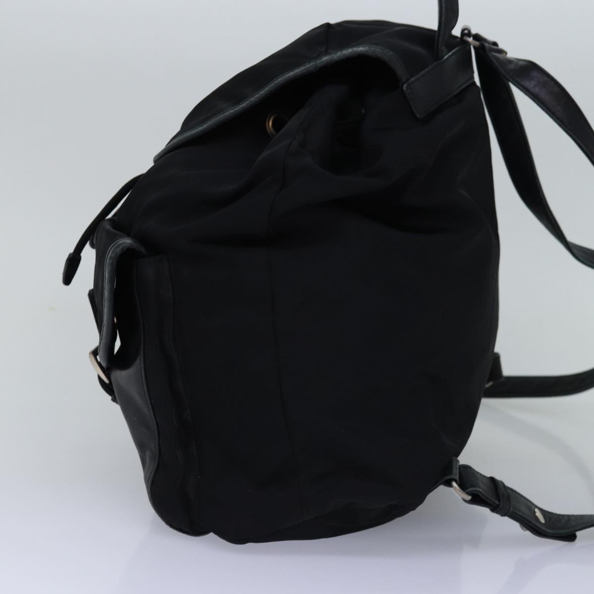 PRADA Backpack Nylon Black Auth ep4549