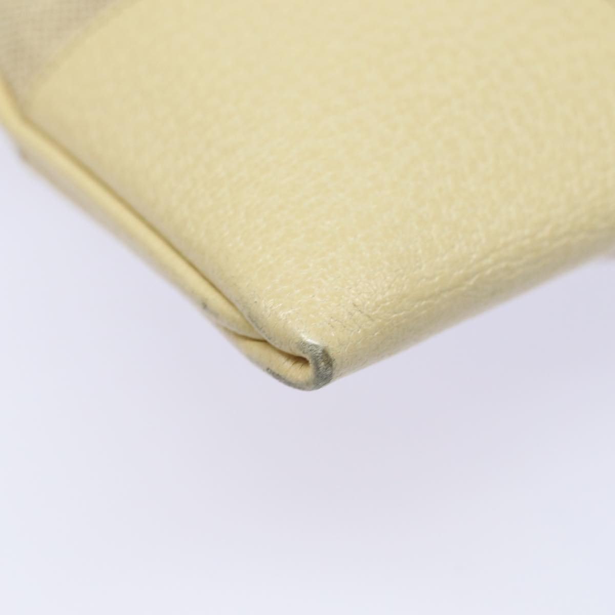 PRADA Hand Bag Canvas Beige Auth ep4722