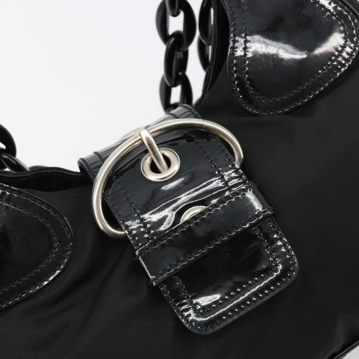 PRADA Shoulder Bag Nylon Black Auth ep4838