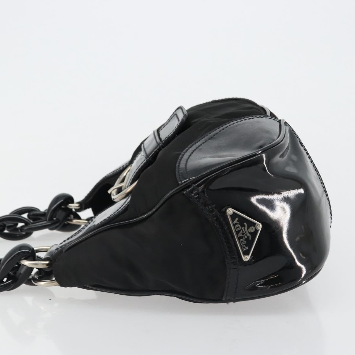 PRADA Shoulder Bag Nylon Black Auth ep4838
