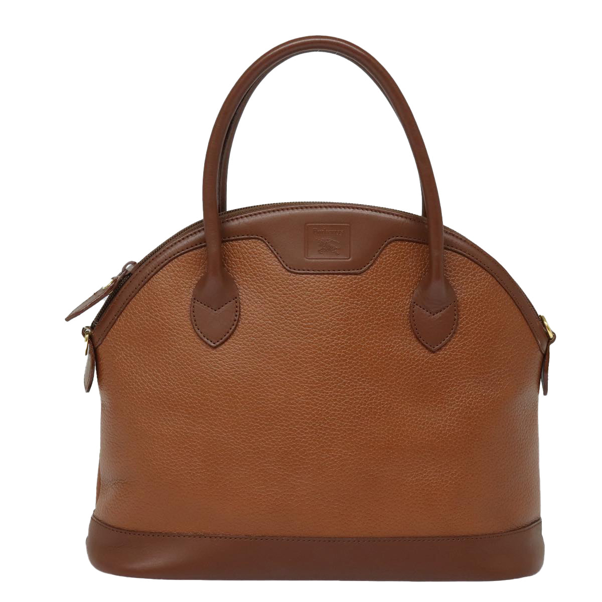 Burberrys Hand Bag Leather 2way Brown Auth ep4911