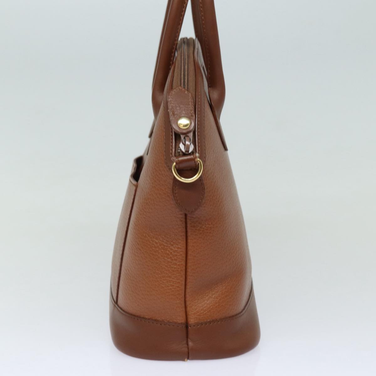 Burberrys Hand Bag Leather 2way Brown Auth ep4911